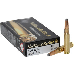 Náboj Sellier&Bellot 308 Win SP 9,7g/150grs