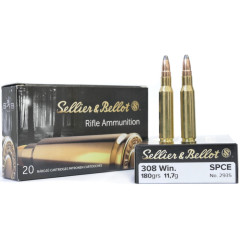 Náboj Sellier&Bellot 308 Win SPCE 11,7g/180grs Náboj Sellier&Bellot 308 Win SPCE 11,7g/180grs