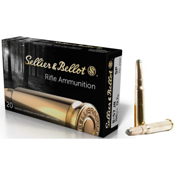 Náboj Sellier&Bellot 8x57JR SP 12,7g/196grs