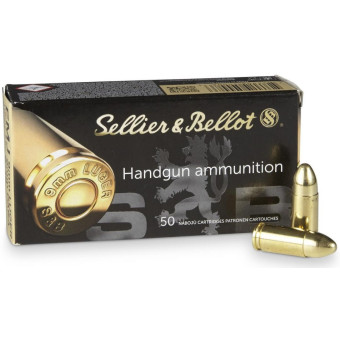 Náboj Sellier&Bellot 9 Luger FMJ 8,0g/124grs