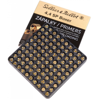 Zápalky Sellier & Bellot 4,4 SP Small Pistol Standard (100ks)