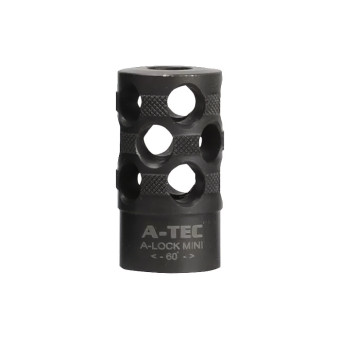 Úsťová brzda A-TEC A-Lock Mini Muzzle Brake, kaliber do .375 (9,5mm)