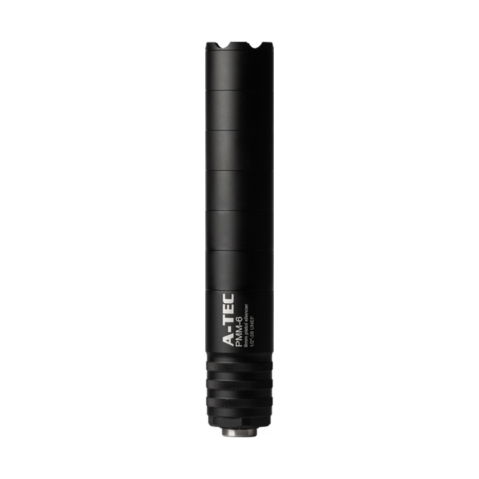 Tlmič A-TEC PMM-6 pre pištole, kaliber do 9mm, M13,5x1 LH