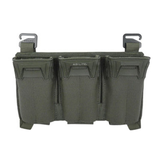 Puzdro na zásobníky Agilite Pincer Placard Multi-Caliber Triple Mag Pouch Puzdro na zásobníky Agilite Pincer Placard Multi-Caliber Triple Mag Pouch