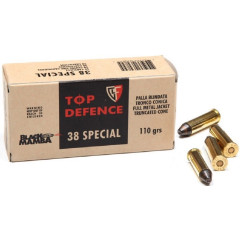 Náboj FIOCCHI 38 SPECIAL FMJTC BM 110grs/7,1g Black Mamba Náboj FIOCCHI 38 SPECIAL FMJTC BM 110grs/7,1g Black Mamba