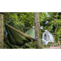 Závesná hojdacia sieť TTTM Double Hammock Khaki/Army Green