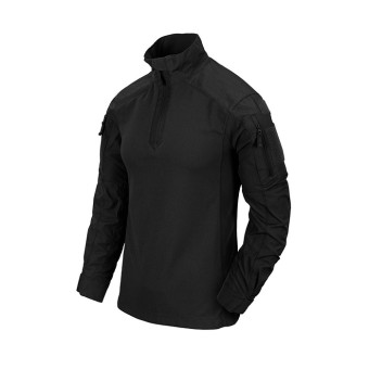 Tričko s dlhým rukávom Helikon-Tex MCDU Combat Shirt NyCo Ripstop, čierne Tričko s dlhým rukávom Helikon-Tex MCDU Combat Shirt NyCo Ripstop, čierne