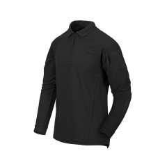 Tričko s dlhým rukávom Helikon-Tex Range Polo Shirt, čierne Tričko s dlhým rukávom Helikon-Tex Range Polo Shirt, čierne