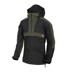 Bunda Helikon-Tex Woodsman Anorak Jacket, čierna / Taiga Green Bunda Helikon-Tex Woodsman Anorak Jacket, čierna / Taiga Green