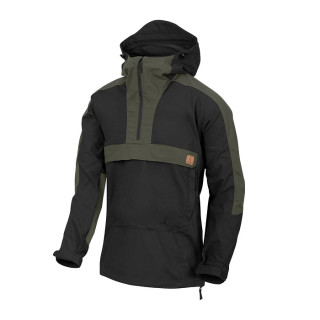 Bunda Helikon-Tex Woodsman Anorak Jacket, čierna / Taiga Green Bunda Helikon-Tex Woodsman Anorak Jacket, čierna / Taiga Green