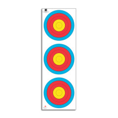 Papierový terč FITA Recurve 3x20 cm Papierový terč FITA Recurve 3x20 cm