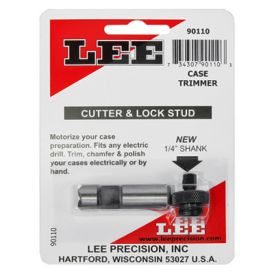 Frézka a držiak na skracovanie nábojníc Lee Precision Cutter & Lock Stud