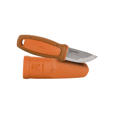 Nôž Morakniv Eldris Neck Stainless Steel so závesom na krk, kresadlom a poistkou, oranžový