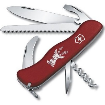 Nôž vreckový Hunter s poistkou červený, Victorinox