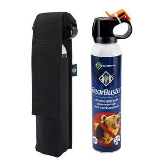 BearBuster obranný sprej proti útoku medveďa 300ml + púzdro 