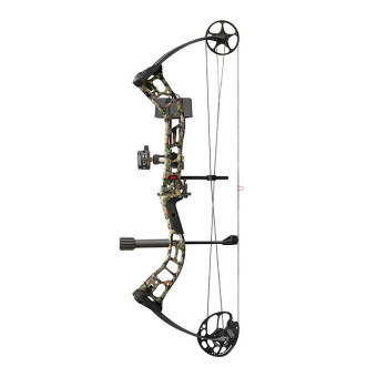 Kladkový luk PSE Compound Bow Stinger ATK Pro Package 2022, RH, 70 lb, 23-30", Mossy Oak Country