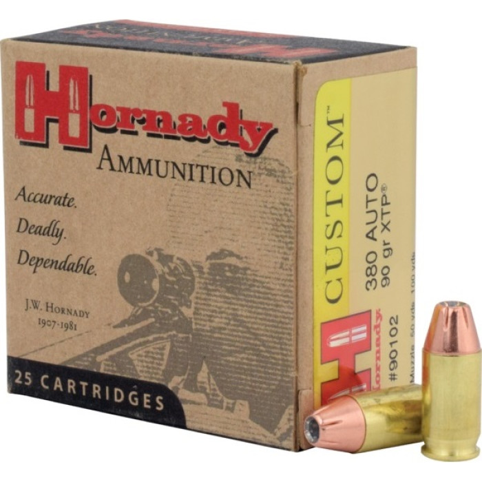 Náboj Hornady .380 AUTO XTP® 5,83g/90grs