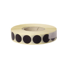 Zálepky na terč 20 mm, čierne