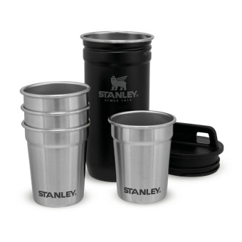Poháriky s puzdrom Stanley Adventure Nesting Shot Glass Set, Matte Black Poháriky s puzdrom Stanley Adventure Nesting Shot Glass Set, Matte Black