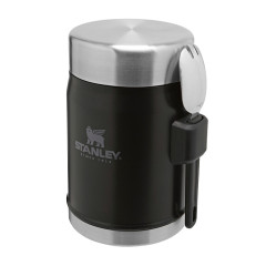 Obedár Stanley Classic Legendary Food Jar + Spork 400 ml, Matte Black Obedár Stanley Classic Legendary Food Jar + Spork 400 ml, Matte Black