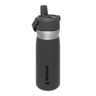 Vákuová fľaša Stanley Go Flip Straw 650 ml, Charcoal