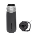 Vákuová fľaša Stanley Go Flip Straw 650 ml, Charcoal