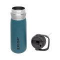 Vákuová fľaša Stanley Go Flip Straw 650 ml, Lagoon