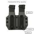 Kydexové puzdro Svarog na dva pištoľové zásobníky