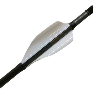 Letky Xs Wings Fluorescent Vanes 50 mm LH, 50 ks, biele