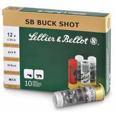 Brokové náboje Sellier&Bellot 12/76 BuckShot 53g / 4,5mm