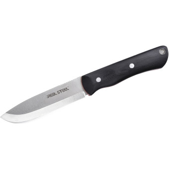 Nôž s pevnou čepeľou Real Steel Bushcraft II Black s kydexovým puzdrom