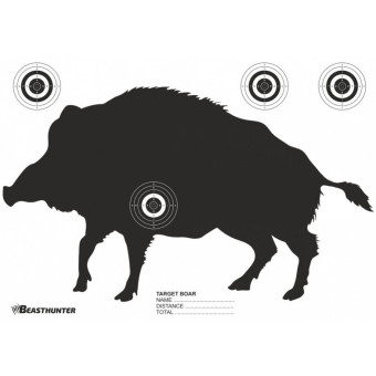 Papierový terč silueta Beast Hunter Boar - diviak