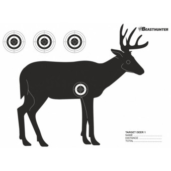 Papierový terč silueta Beast Hunter Deer - jeleň