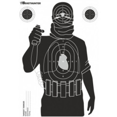 Papierový terč silueta Beast Hunter Terror Papierový terč silueta Beast Hunter Terror