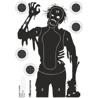 Papierový terč silueta Beast Hunter Zombie