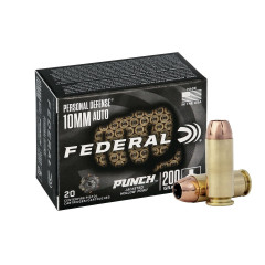 10mmAuto Federal Personal Defense Punch JHP 200gr/12,96g (PD10P1) 10mmAuto Federal Personal Defense Punch JHP 200gr/12,96g (PD10P1)