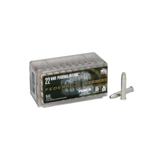 .22WMR Federal Premium Personal Defense Punch 45gr/2,92g JHP (PD22WMR1) .22WMR Federal Premium Personal Defense Punch 45gr/2,92g JHP (PD22WMR1)