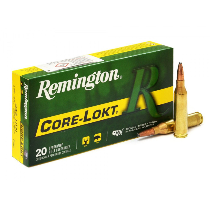 .243Win. Remington Core-Lokt 100gr/6,48g Pointed SP (R27802)