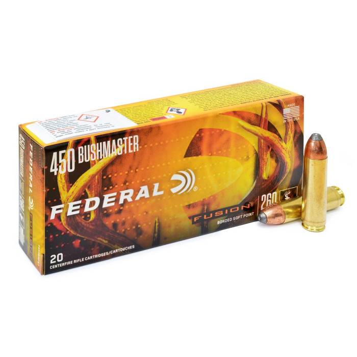 .450 Bushmaster Federal Fusion 260gr/16,85g SP (F450BMFS1)
