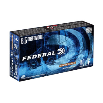 6,5 Creedmoor Federal Power-Shok 140gr/9,07g JSP (65CRDB)