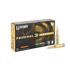6,5 Creedmoor Federal Premium Gold Medal Sierra MatchKing HP140gr/9,07g (GM65CRD1)