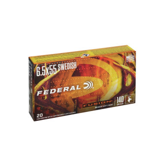 6,5x55SE Federal Fusion 140gr/9,07g SP (F6555FS1) 6,5x55SE Federal Fusion 140gr/9,07g SP (F6555FS1)