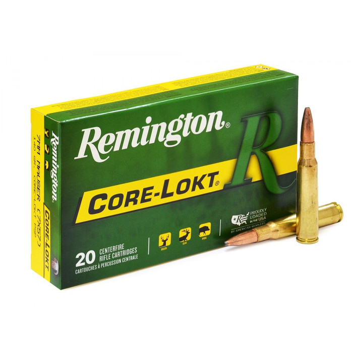 7 x 57 (7mm Mauser) Remington Core-Lokt 140gr/9,07g Pointed SP (29031)