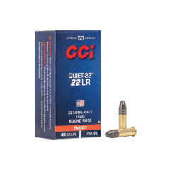 .22LR CCI Quiet-22 40gr/2,59g LRN, 50 ks (0960) .22LR CCI Quiet-22 40gr/2,59g LRN, 50 ks (0960)