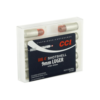 9mm Luger CCI Shotshell Big 4 (brokový) (3712CC)