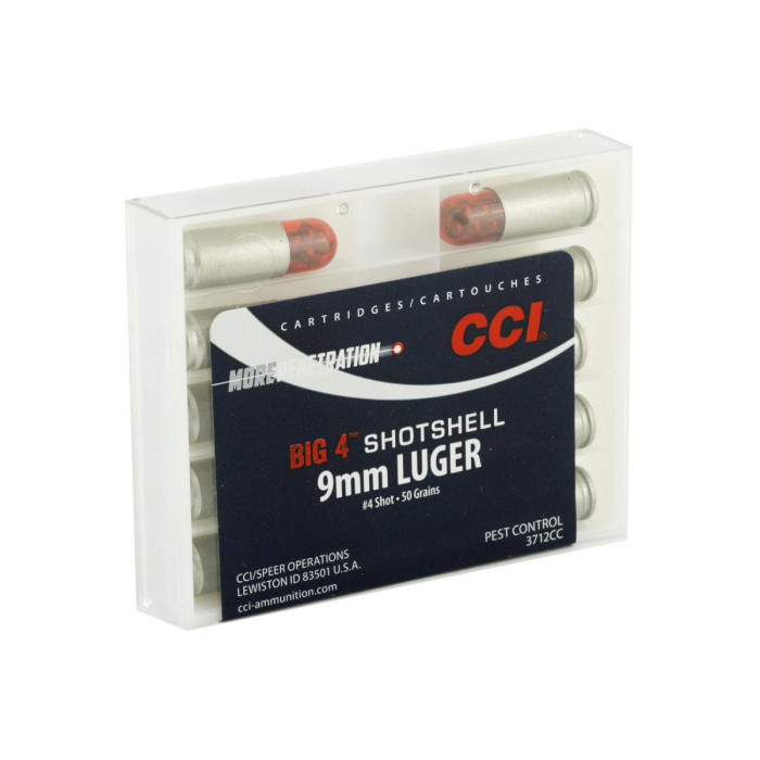 9mm Luger CCI Shotshell Big 4 (brokový) (3712CC)