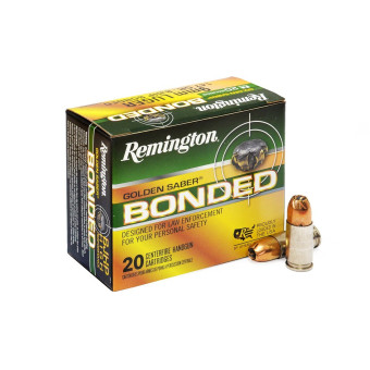 9mm Luger Remington Golden Saber Bonded 147gr/9,53g JHP (29343)