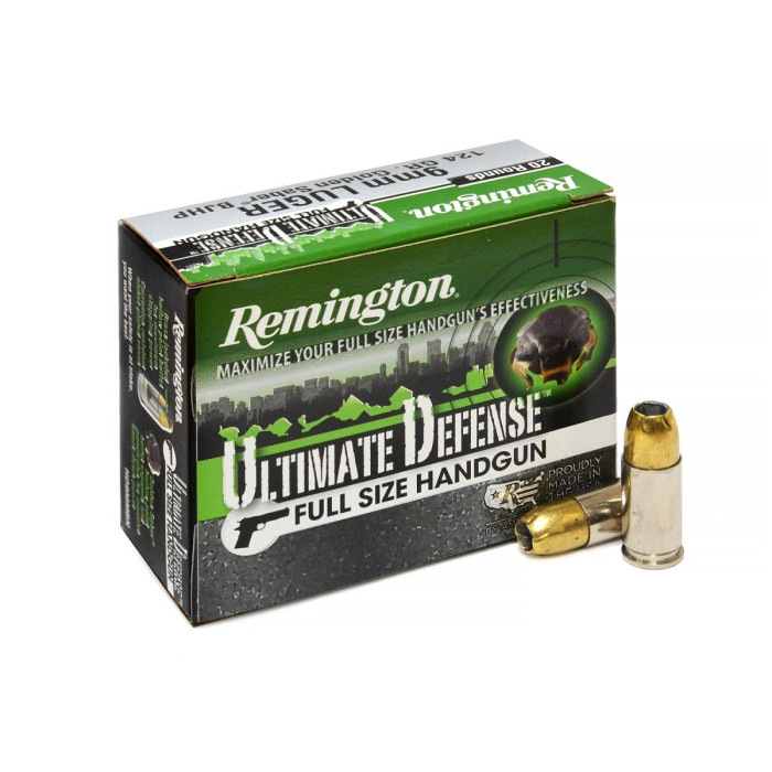 9mm Luger Remington Ultimate Defense Golden Saber Full Size Handgun JHP 124gr/8,04g (28935)