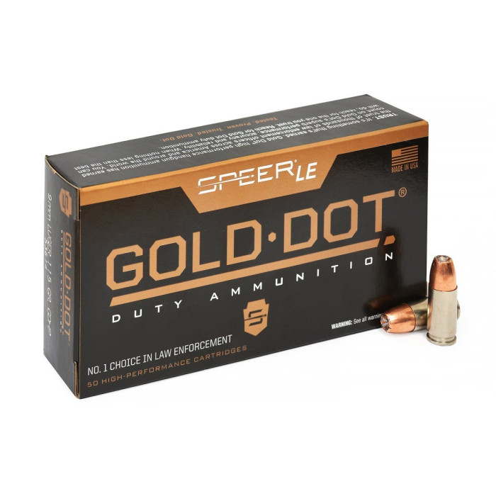 9mm Luger Speer Gold Dot 115gr/7,45g HP (53614)