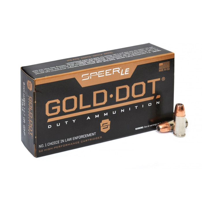 9mm Luger Speer Gold Dot 147gr/9,53g HP (53619)